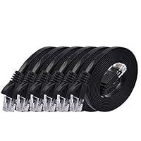 Algopix Similar Product 18 - Cat 6 Ethernet Cable 5ft 6 Pack at a