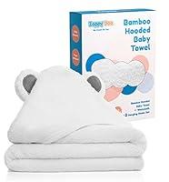 Algopix Similar Product 19 - Luxury Bamboo Hooded Baby Towel 