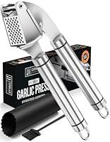 Algopix Similar Product 17 - ORBLUE Garlic Press Stainless Steel 