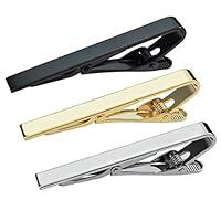 Algopix Similar Product 1 - Lystaii 3pcs Tie Bar Clip Tie Tack