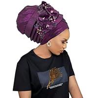 Algopix Similar Product 4 - Gold Color Turban Cap for Women