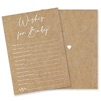 Algopix Similar Product 3 - FRRCREU Kraft Paper Baby Shower Game30