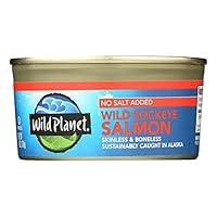Algopix Similar Product 13 - Wild Planet SalmonWld SockeyeNs 6 Oz