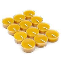 Algopix Similar Product 6 - 100 Pure Raw Beeswax Tea Lights