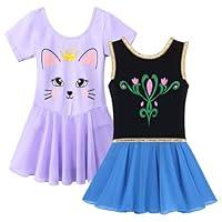 Algopix Similar Product 17 - BAOHULU Girls Skirted Leotards