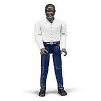 Algopix Similar Product 19 - Bruder Man, dark skin, darkblue jeans
