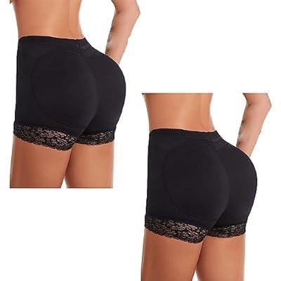 2PCS Black Butt Lifting Panty for Women Padded Panty for Sexy Butt