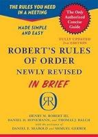Algopix Similar Product 4 - Roberts Rules of Order Newly Revised