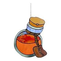 Algopix Similar Product 14 - Red Acrylic Bottle Painting for Window