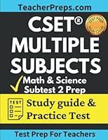 Algopix Similar Product 7 - CSET Multiple Subject Subtest 2 Math