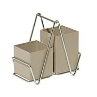 Algopix Similar Product 8 - Premier Housewares Cutlery Caddy - Grey