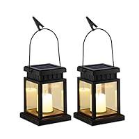 Algopix Similar Product 16 - GIGALUMI 2 Pack Solar Power LED Hanging