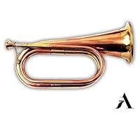 Algopix Similar Product 11 - AnNafi Solid Copper  Brass Bugle US