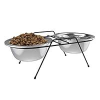Algopix Similar Product 8 - PETMAKER Stainless Steel Elevated Pet