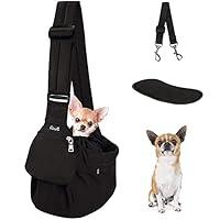 Algopix Similar Product 16 - Lukovee Dog Sling Carrier Hard Bottom