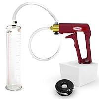 Algopix Similar Product 15 - LeLuv Maxi Red Penis Pump for Men