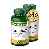 Algopix Similar Product 5 - Natures Bounty Calcium Plus 1000 IU