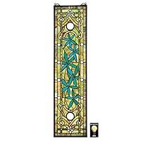 Algopix Similar Product 19 - Stained Glass Panel  Asian Serenity