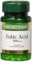 Algopix Similar Product 20 - Natures Bounty Folic Acid 800 mcg 250