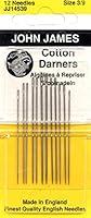 Algopix Similar Product 9 - Cotton Darners Hand NeedlesSize 39