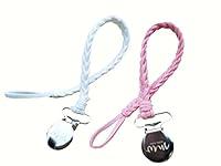 Algopix Similar Product 9 - Braided Pacifier Holder Dummy Clip