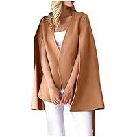 Algopix Similar Product 12 - RUIVE Womens Loose Cape Coats