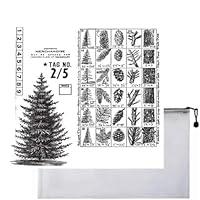 Algopix Similar Product 10 - Luejnbogty Winter Woodland Cling Stamp