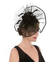 Algopix Similar Product 10 - SAFERIN Fascinators Hat Flower Mesh