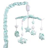 Algopix Similar Product 9 - Mint Green Musical Mobile with