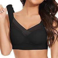 Algopix Similar Product 4 - BSYzXew 2PC Wireless Bras for Older