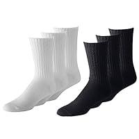 Algopix Similar Product 18 - Mechaly Men's Crew 6 Pack Sock (Mix)