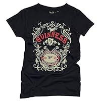 Algopix Similar Product 11 - Guinness Ladies TShirt with Butterfly