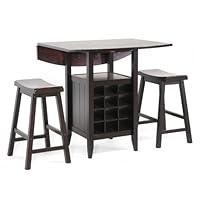 Algopix Similar Product 15 - Baxton Studio 3Piece Reynolds Black