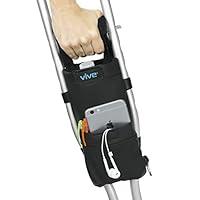 Algopix Similar Product 20 - Vive Crutch Pouch Bag with Foam Hand