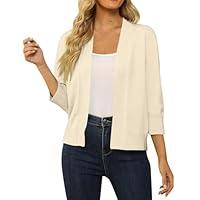 Algopix Similar Product 7 - Generic Short Sleeve Cardigans for