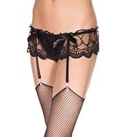 Algopix Similar Product 4 - Music Legs Womens Lace Plus Garterbelt