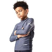 Algopix Similar Product 1 - COOLOMG Boys Rash Guard Long Sleeve