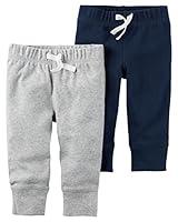 Algopix Similar Product 8 - Carter's Baby Boys' 2-Pack Striped Pants