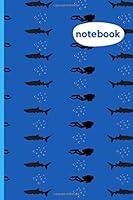 Algopix Similar Product 6 - Whale line notebook journal Journaling