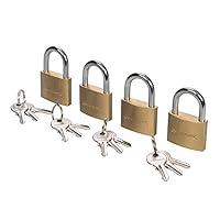 Algopix Similar Product 7 - Silverline 675152 Brass Padlock Keyed