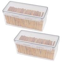 Algopix Similar Product 18 - Tiawudi 2 Pack Bread Box Plastic Bread
