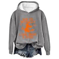 Algopix Similar Product 15 - Halloween Hoodies for Women Womens 80s