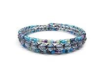 Algopix Similar Product 2 - Handmade Plus Size Memory Wire Beaded