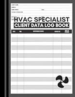 Algopix Similar Product 9 - HVAC Specialist Client Data Log Book