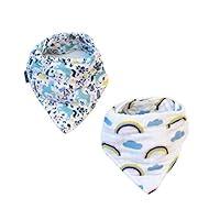 Algopix Similar Product 11 - Bebe au Lait Classic Muslin Bandana Bib