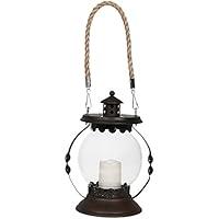 Algopix Similar Product 10 - Sunnydaze Outdoor Hanging Solar Lantern