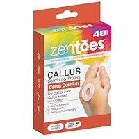 Algopix Similar Product 18 - ZenToes Callus Cushions Round Foam