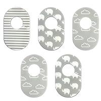 Algopix Similar Product 17 - Grey and White Nursery Closet Rod