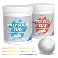 Algopix Similar Product 9 - White Epoxy Sculpt Clay 1 Pound