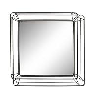 Algopix Similar Product 18 - Benzara Beautiful Gray Metal Wall Mirror